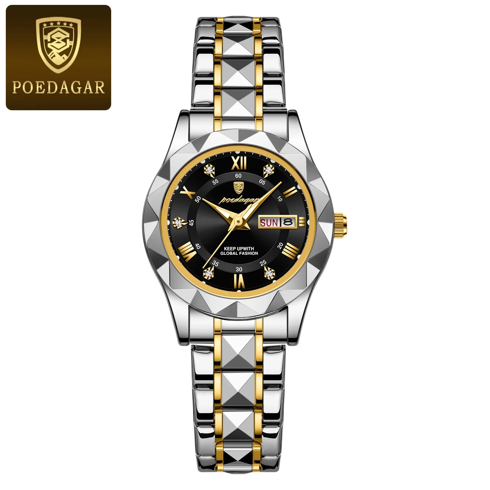 POEDAGAR   Watch Luminous Waterproof