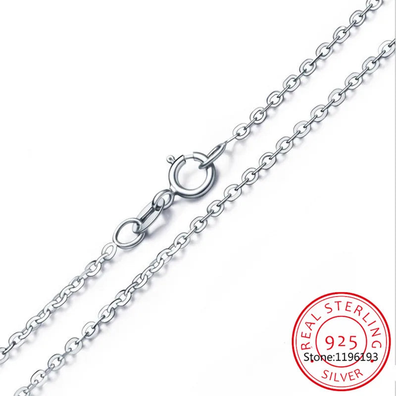 Moissanite Necklace Solid 925 Sterling Silver Diamond Circle Pendant Necklace
