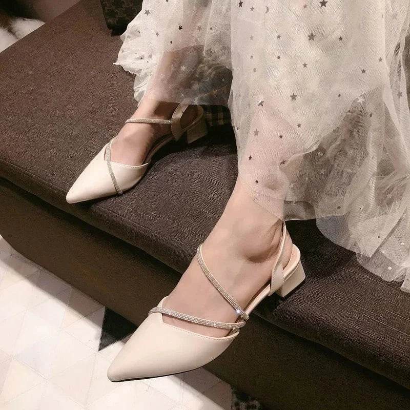 2024 Women Slippers Sandals New Summer Heel Sandales Femmes heels women women sandals - Imbasat