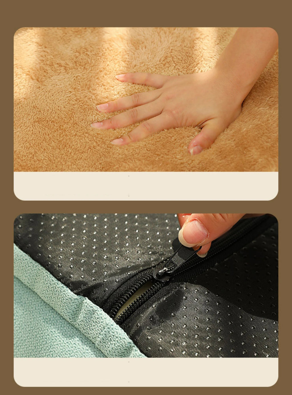 Kimpets Cats Dogs Pet Bed Kennel Non-Slip