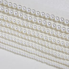 925 Sterling Silver 6mm Pearl Necklace Bead