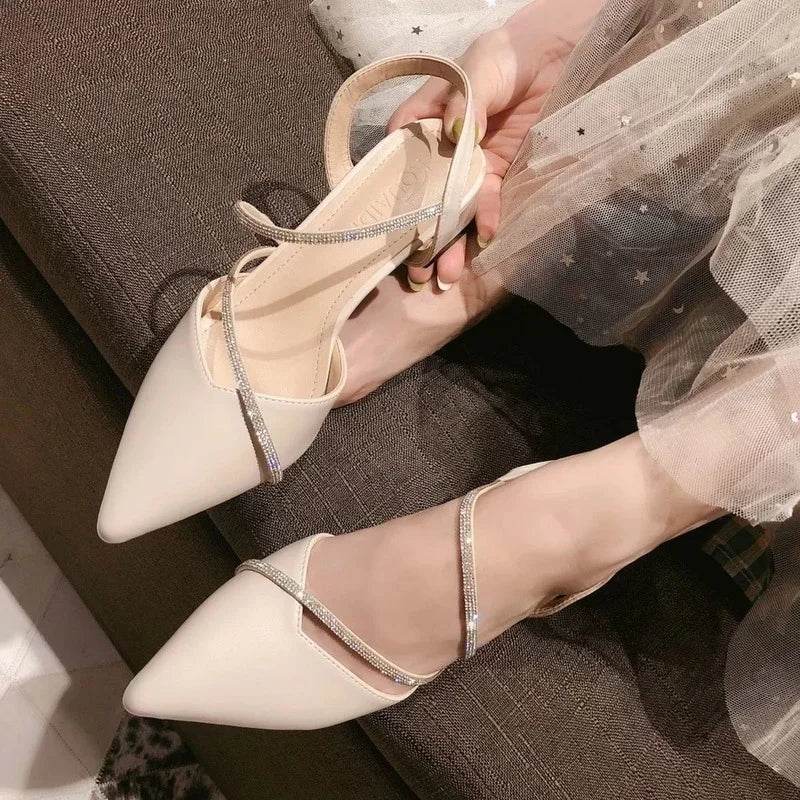 2024 Women Slippers Sandals New Summer Heel Sandales Femmes heels women women sandals - Imbasat