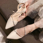 2024 Women Slippers Sandals New Summer Heel Sandales Femmes heels women women sandals - Imbasat