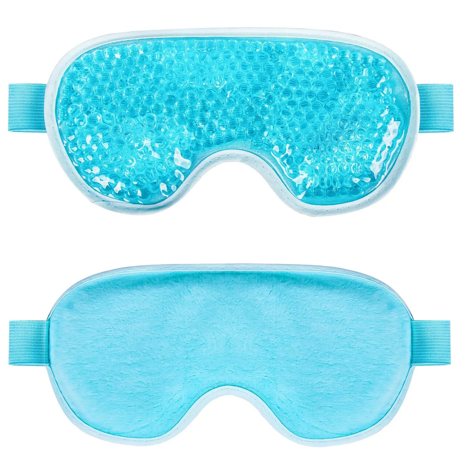Cooling Eye Mask with Gel Bead Reusable Cold Compress Ice Pack