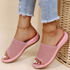 Sandals Women Elastic Force Summer Shoes Women Flat Sandals Casual Indoor Outdoor Slipper Summer Sandals For Beach Zapatos Mujer - Imbasat