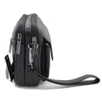 Men Clutch Bag Purse Handy Wallet Genuine Leather Business Mobile Cell Phone Case Handbags Purses Male Money Wrist Wallet Bag - Imbasat