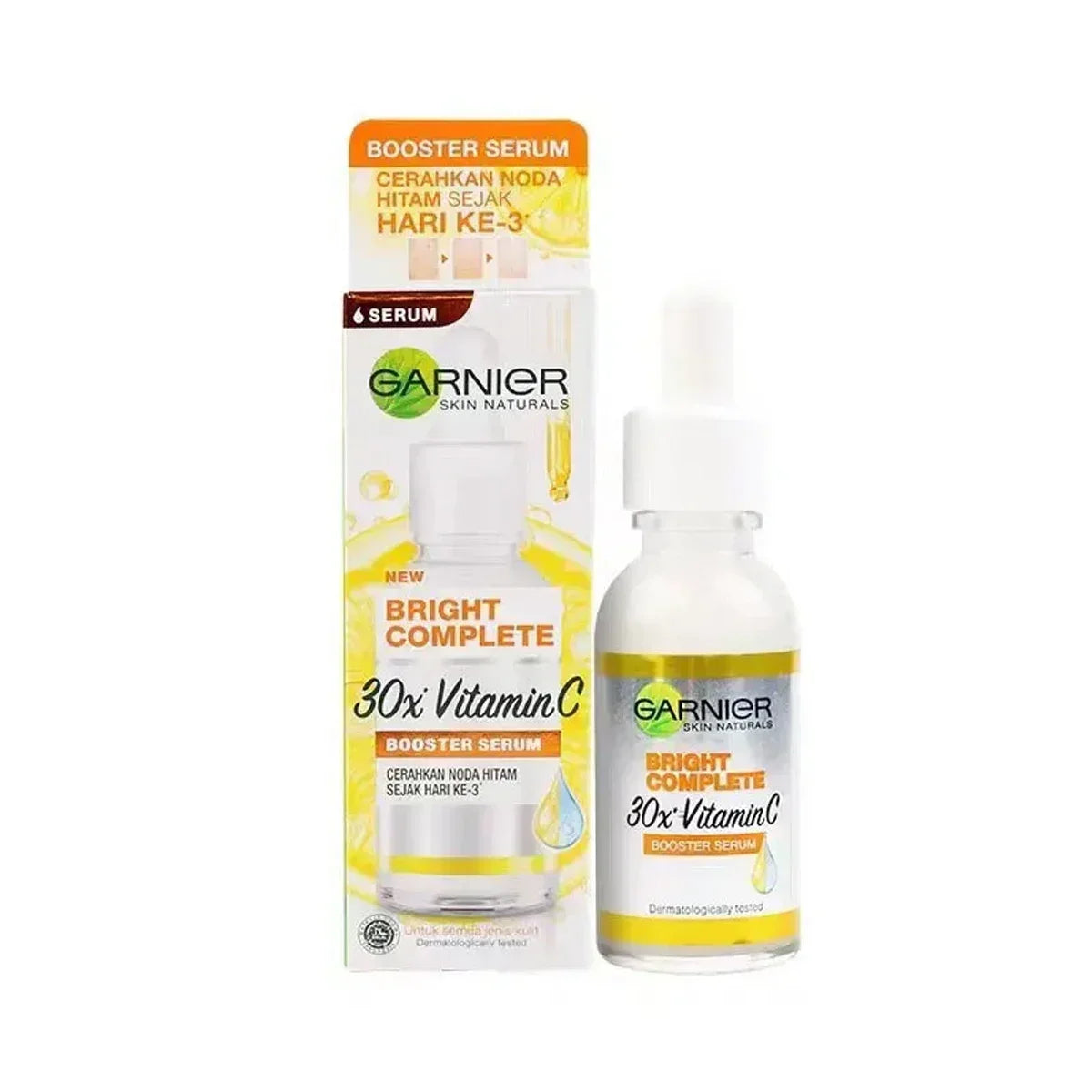Garnier Bright Complete 30x Vitamin C Niacinamide Booster Serum Whitening Skin Tone
