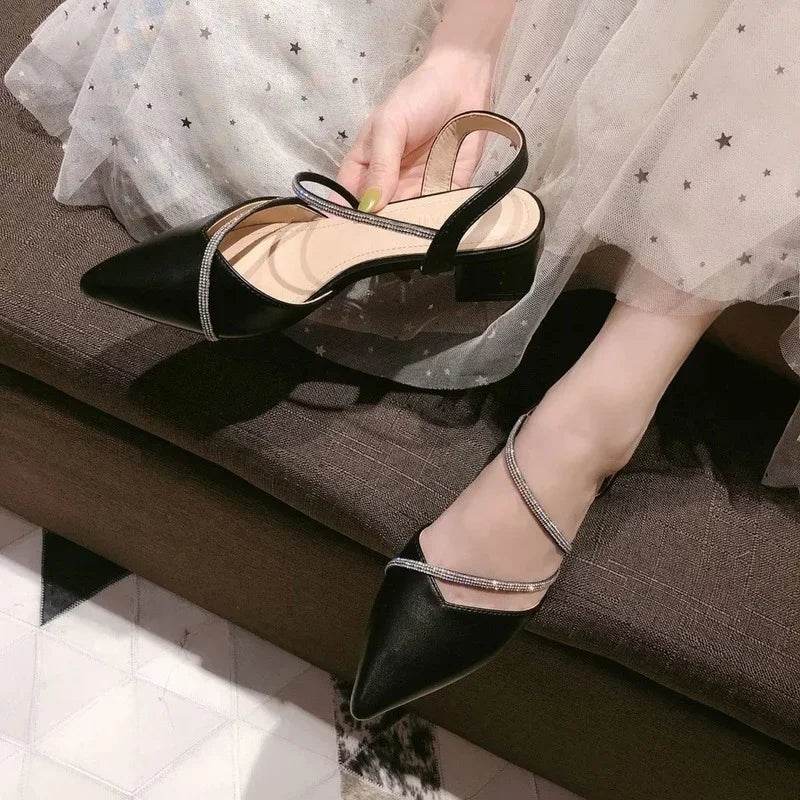 2024 Women Slippers Sandals New Summer Heel Sandales Femmes heels women women sandals - Imbasat