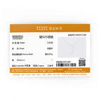 Y Lariat Necklace 925 Sterling Silver 3mm Round Moissanite Necklace