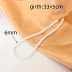 White Pearl Chokers Necklace