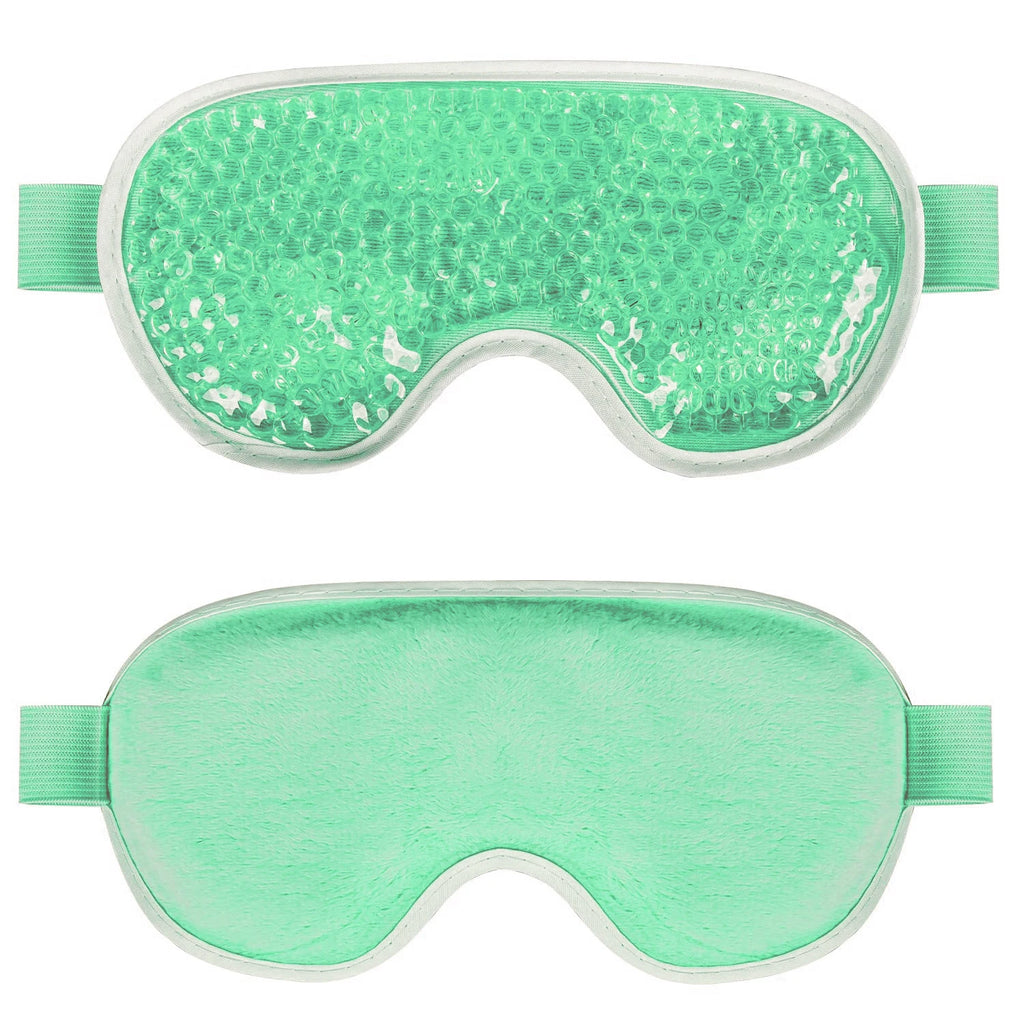 Cooling Eye Mask with Gel Bead Reusable Cold Compress Ice Pack
