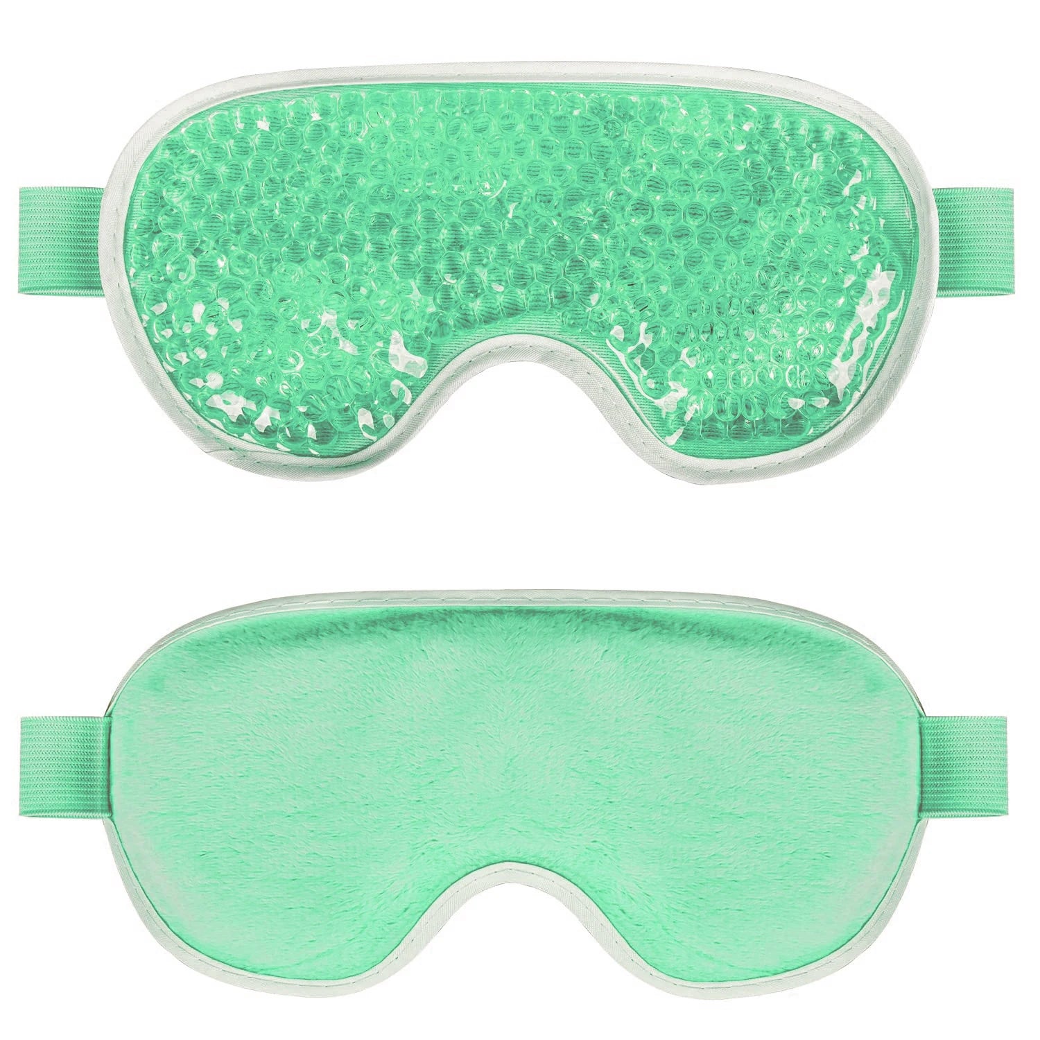 Cooling Eye Mask with Gel Bead Reusable Cold Compress Ice Pack