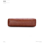 New Casual PU Leather Large Capacity Tote Bags for Women Fashion Solid Color Zipper Female Shoulder Bag Ladies Handbag - Imbasat