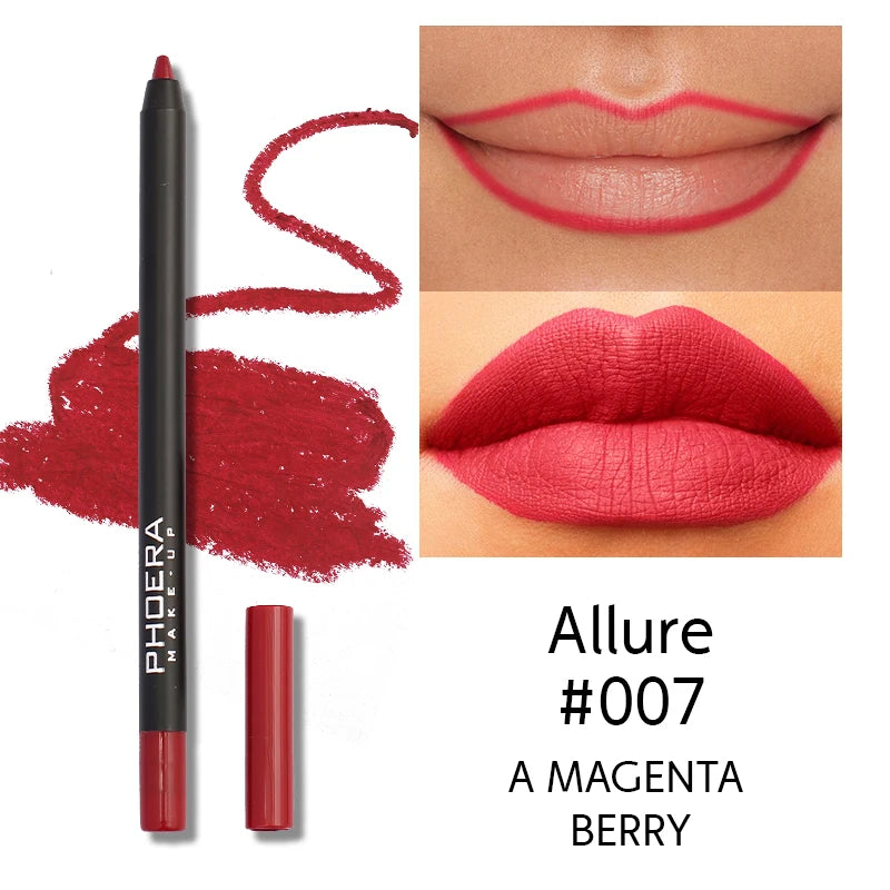 PHOERA 8 Colors Lipstick Matte Long Lasting