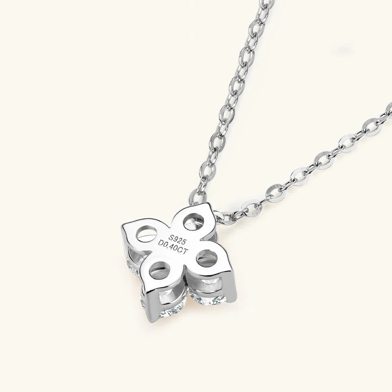 OEVAS Sterling Silver 0.4CT Moissanite Diamond