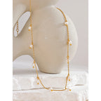 Yhpup Shell Pearls Handmade Necklace