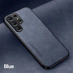  Phone cases for Samsung Galaxy in various colors, featuring a shockproof design with a luxurious leather texture and silky feel.