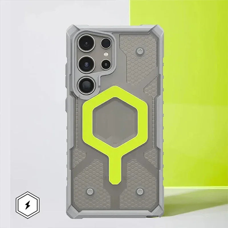 Pathfinder Pro shockproof MagSafe magnetic phone case for Samsung Galaxy S25, S25 Plus, and S25 Ultra